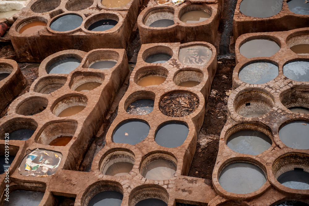 Obraz premium Tannery in Morocco