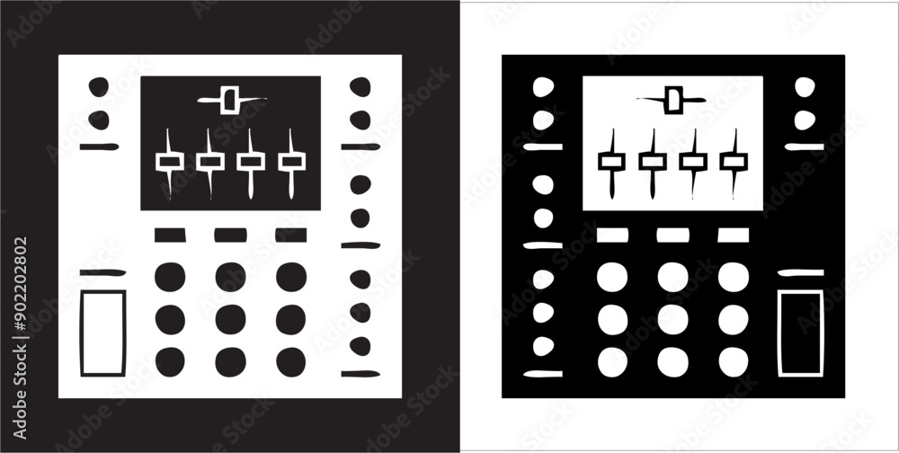 IIlustration Vector graphics of Music and Party icon IIlustration Vector graphics of Music and Party icon