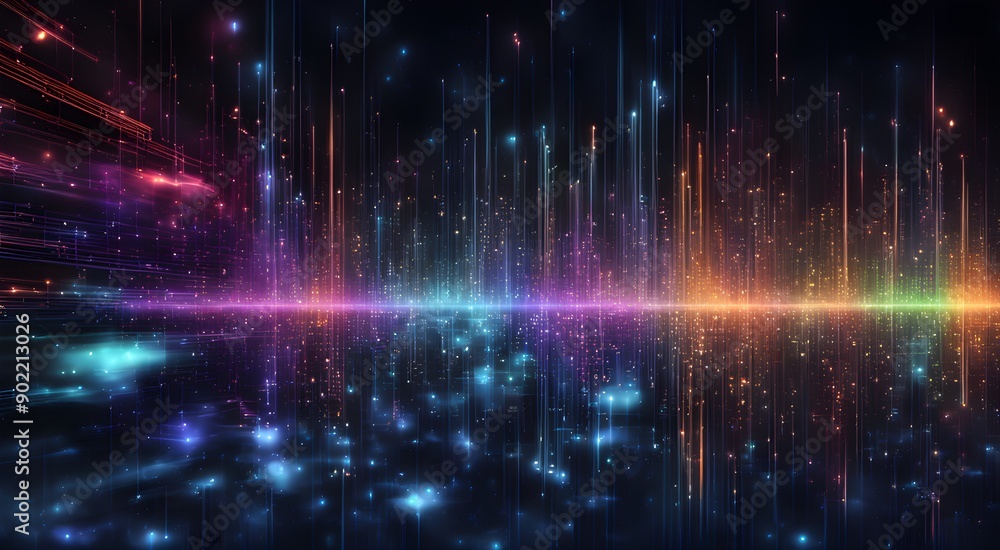 Obraz premium A colorful, multicolored