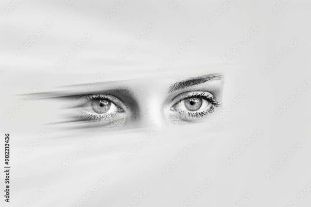 Mystic Eyes Peering Through Veil of Fog Mystic Eyes Peering Through Veil of Fog