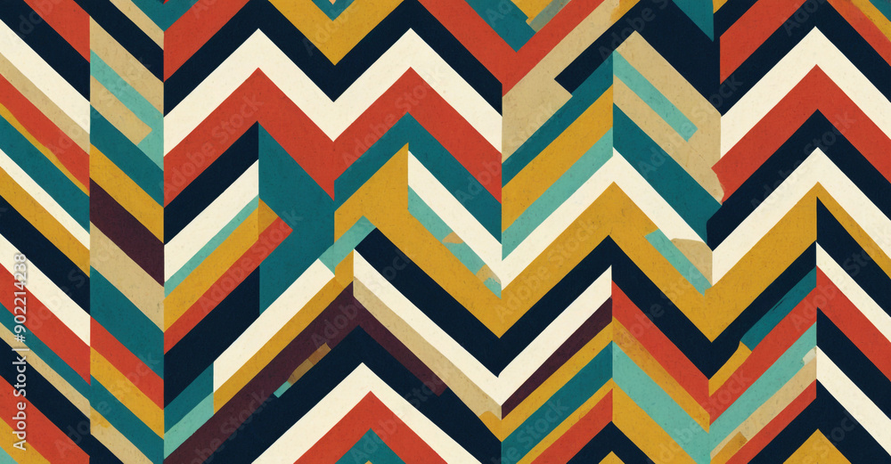 Fototapeta premium seamless geometric pattern