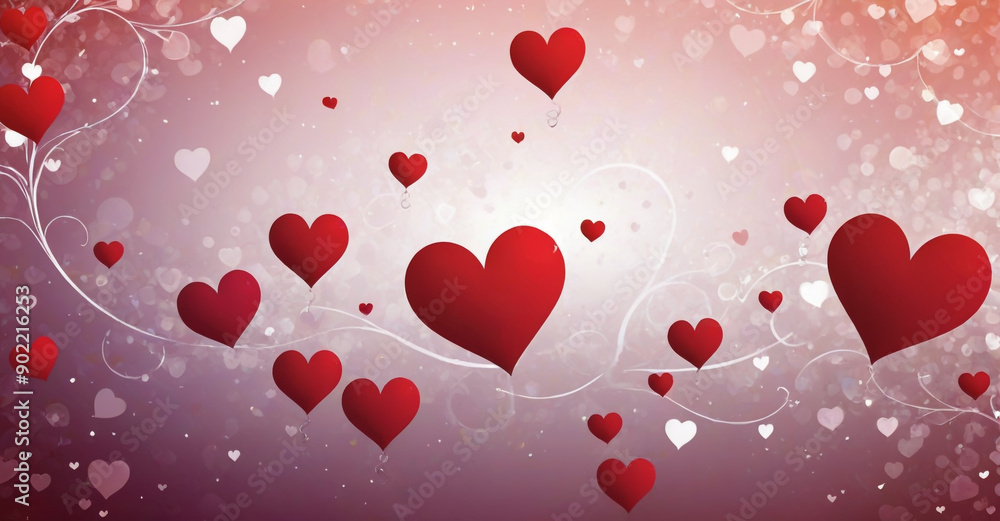valentine background with hearts valentine background with hearts