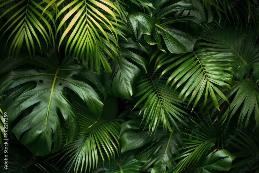 Vibrant Tropical Leaves Vibrant Tropical Leaves