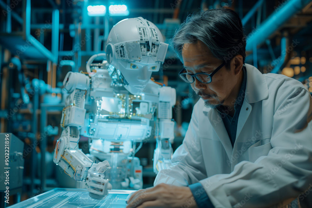 AIを活用した新しい医療ラボのイメージ AIを活用した新しい医療ラボのイメージ