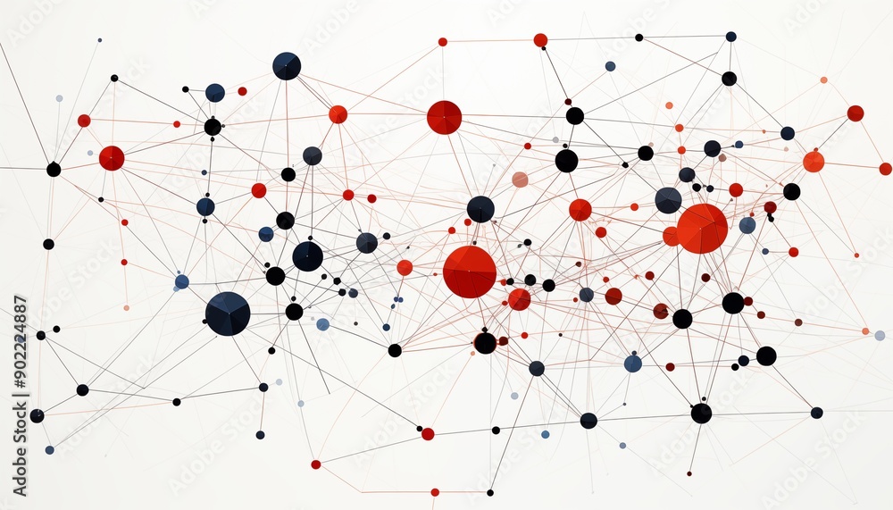 dot line connection, digital dot line connection, digital