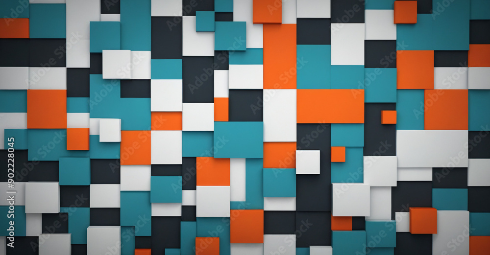 abstract background with squares abstract background with squares