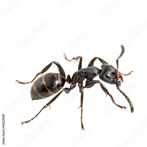 Closeup of a Black Ant