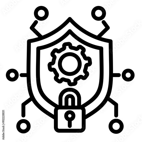 Cybersecurity Threats Icon