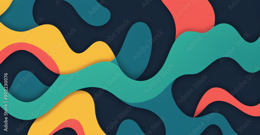 seamless pattern with colorful fishes seamless pattern with colorful fishes