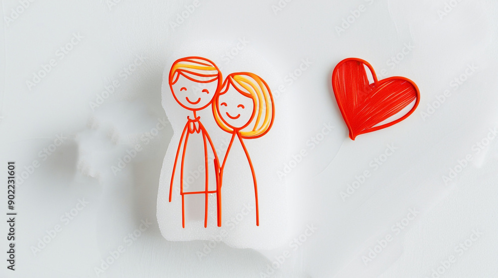 couple in continuous line art drawing style. man and woman walking together holding hands and heart shape. Minimalist black linear sketch isolated on white background. couple in continuous line art drawing style. man and woman walking together holding hands and heart shape. Minimalist black linear sketch isolated on white background.
