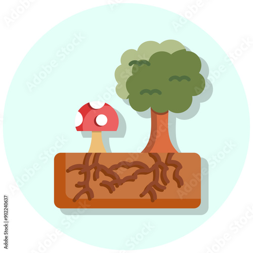 Mycorrhizae Icon