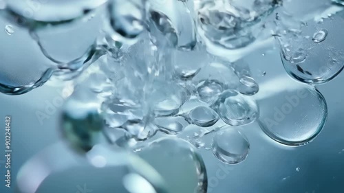 Wallpaper Mural Serene Underwater Bubbles Dance in Crystal Clear Ocean Water. Generative AI Torontodigital.ca