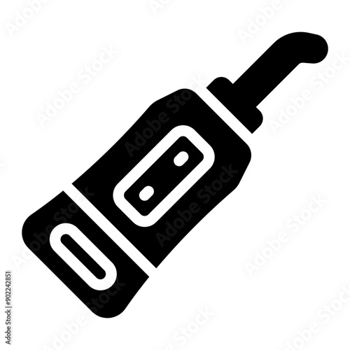 dental irrigator glyph icon