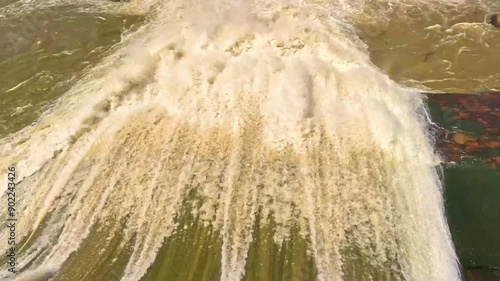 Spillway, Rajanganaya tank, Sri Lanka photo