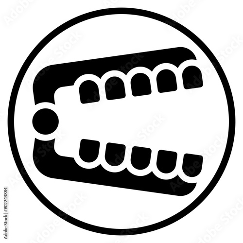 model glyph icon