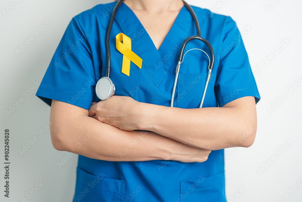 Yellow September, Suicide prevention day, Childhood, Sarcoma, bone and bladder cancer Awareness month, Yellow Ribbon for supporting people life and illness. Healthcare and World cancer day concept Yellow September, Suicide prevention day, Childhood, Sarcoma, bone and bladder cancer Awareness month, Yellow Ribbon for supporting people life and illness. Healthcare and World cancer day concept