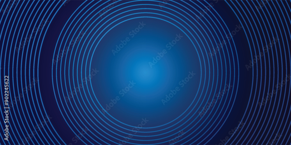 Abstract blue glowing geometric lines on dark blue background. Modern shiny blue circle lines pattern. Futuristic technology concept. Suit for cover, poster, banner, brochure, header, website Abstract blue glowing geometric lines on dark blue background. Modern shiny blue circle lines pattern. Futuristic technology concept. Suit for cover, poster, banner, brochure, header, website