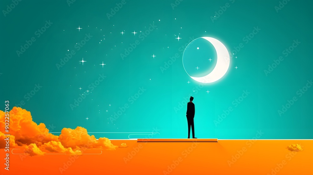 Embrace Your Dreams - Inspirational Flat Design Illustration of Individuality and Self-Expression Embrace Your Dreams - Inspirational Flat Design Illustration of Individuality and Self-Expression