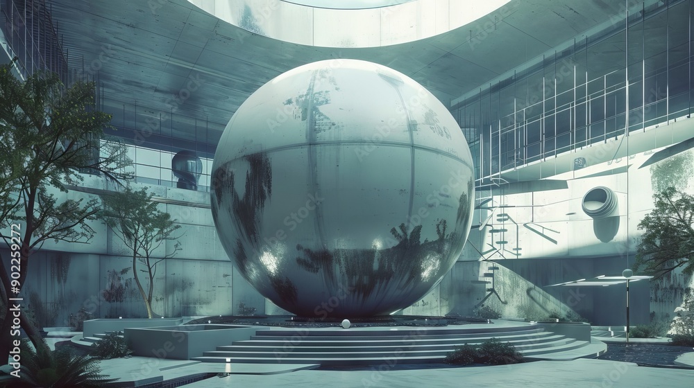 water tower in the city