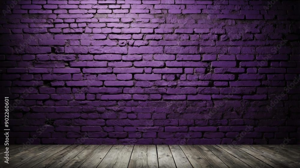 purple brick wall with grungy texture and spotlight fo background purple brick wall with grungy texture and spotlight fo background