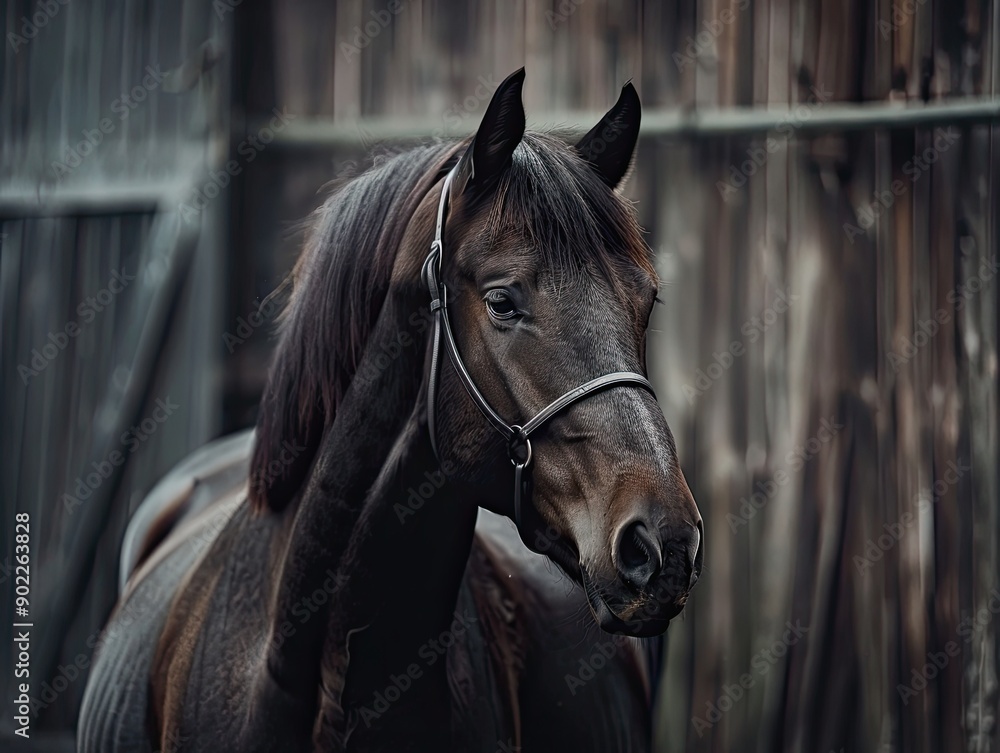 horse isolated on metal background horse isolated on metal background