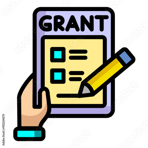Grant Writing Icon