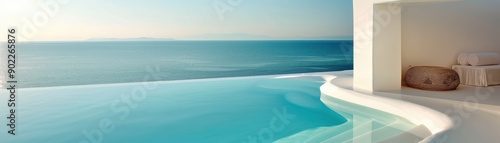 Infinity Pool Overlooking the Aegean Sea