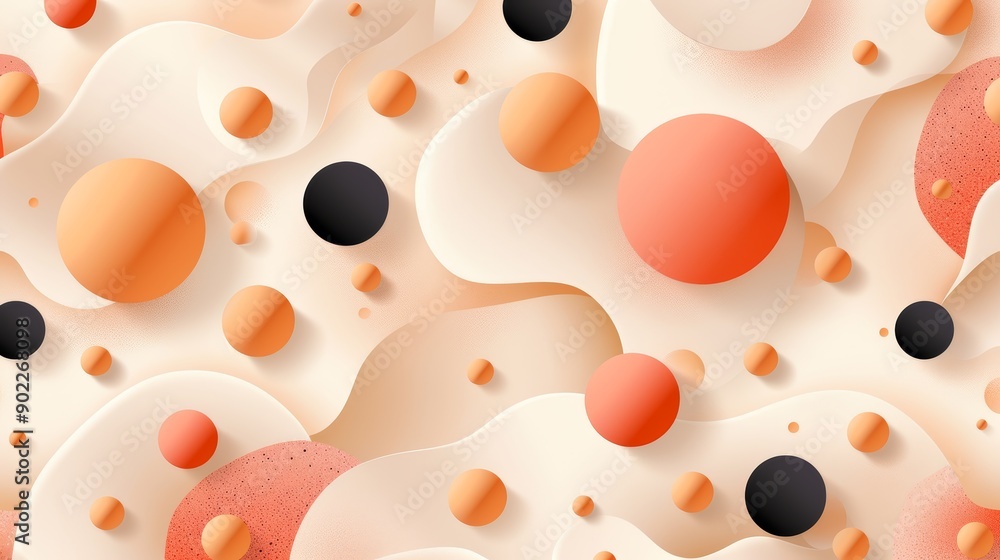 Abstract 3D Geometric Shapes in Pastel Colors Abstract 3D Geometric Shapes in Pastel Colors