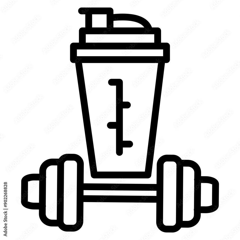Pre-Workout Icon Element For Design Pre-Workout Icon Element For Design