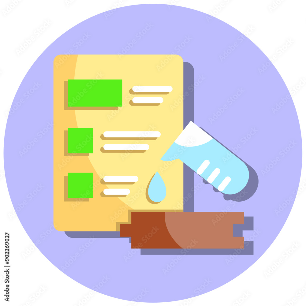 Material Testing Icon Material Testing Icon
