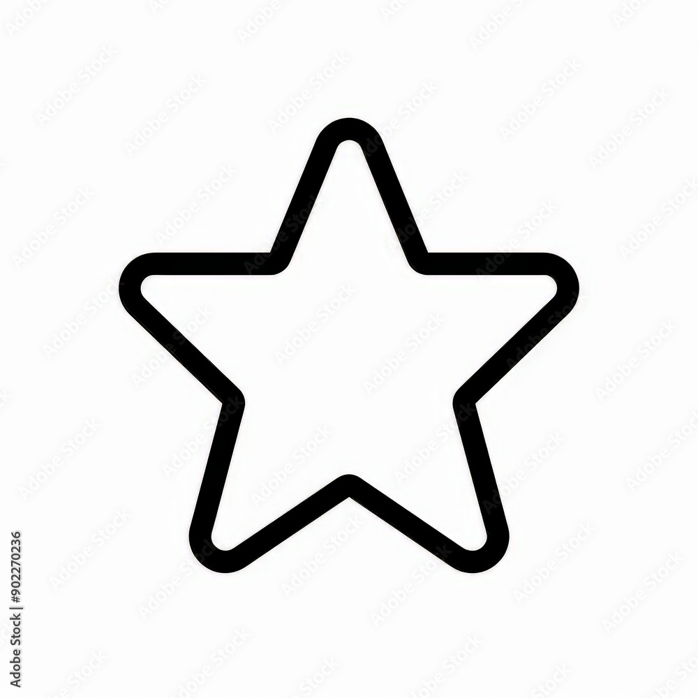 star icon - simple black line art illustration
star icon - simple black line art illustration