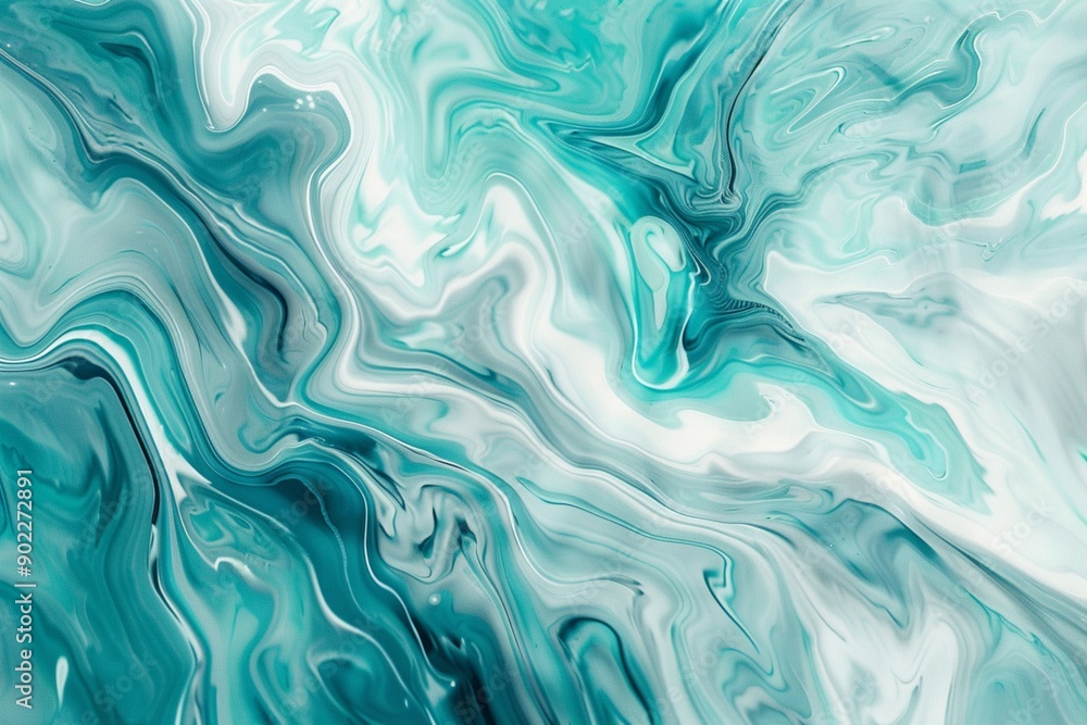 An abstract artwork featuring a dynamic, fluid design with various shades of lighter dynamic colors, along with white and pastel blue accents. An abstract artwork featuring a dynamic, fluid design with various shades of lighter dynamic colors, along with white and pastel blue accents.
