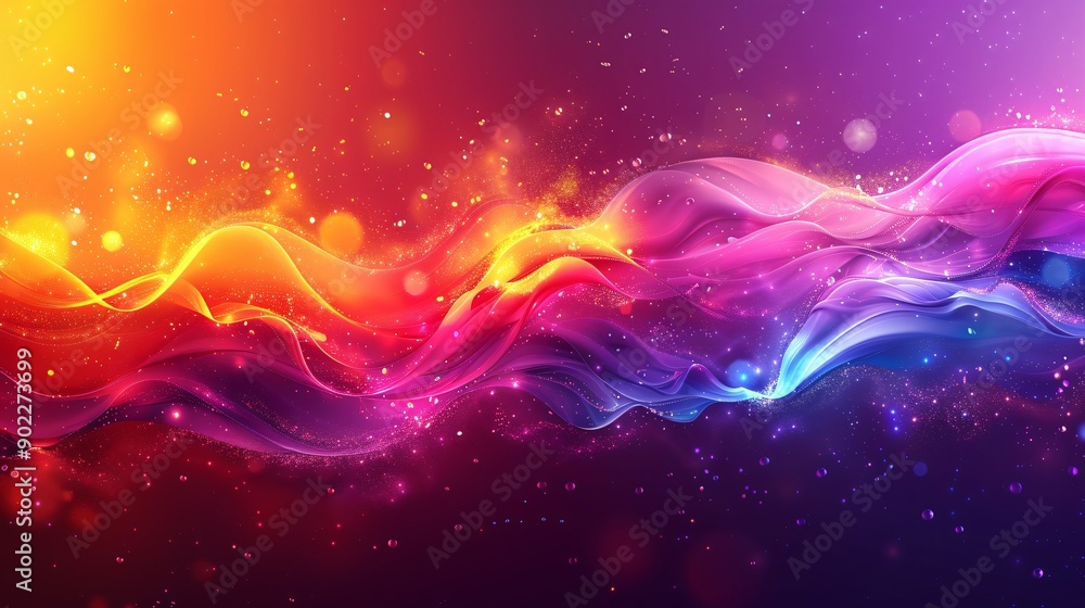 Abstract Swirling Colors with Sparkle Abstract Swirling Colors with Sparkle
