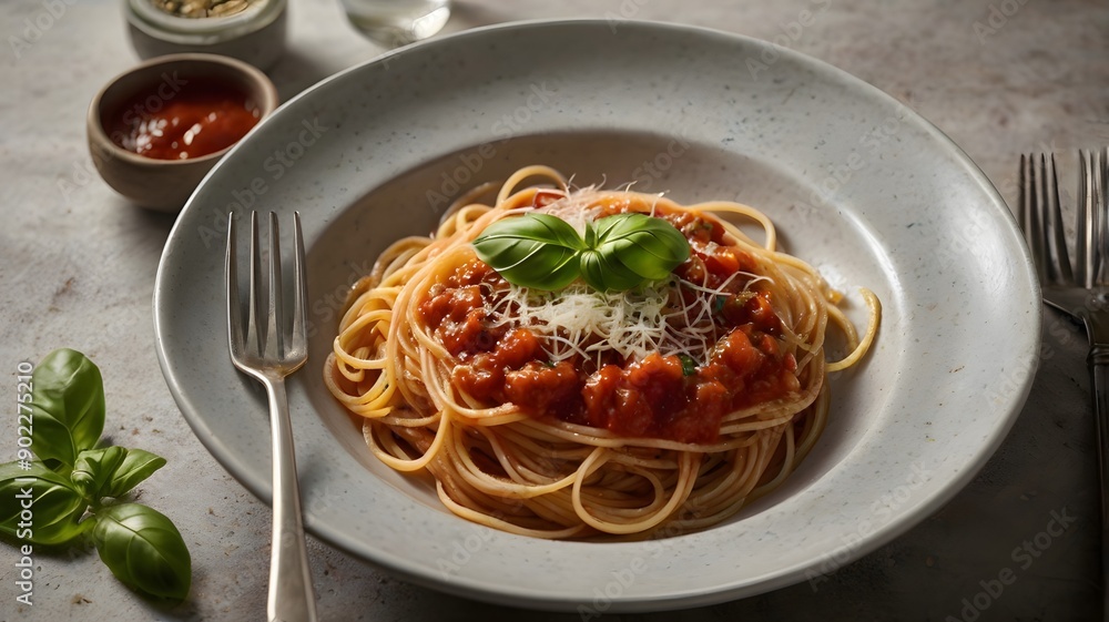Spaghetti with Cheese and Sun-Dried Tomatoes Spaghetti with Cheese and Sun-Dried Tomatoes