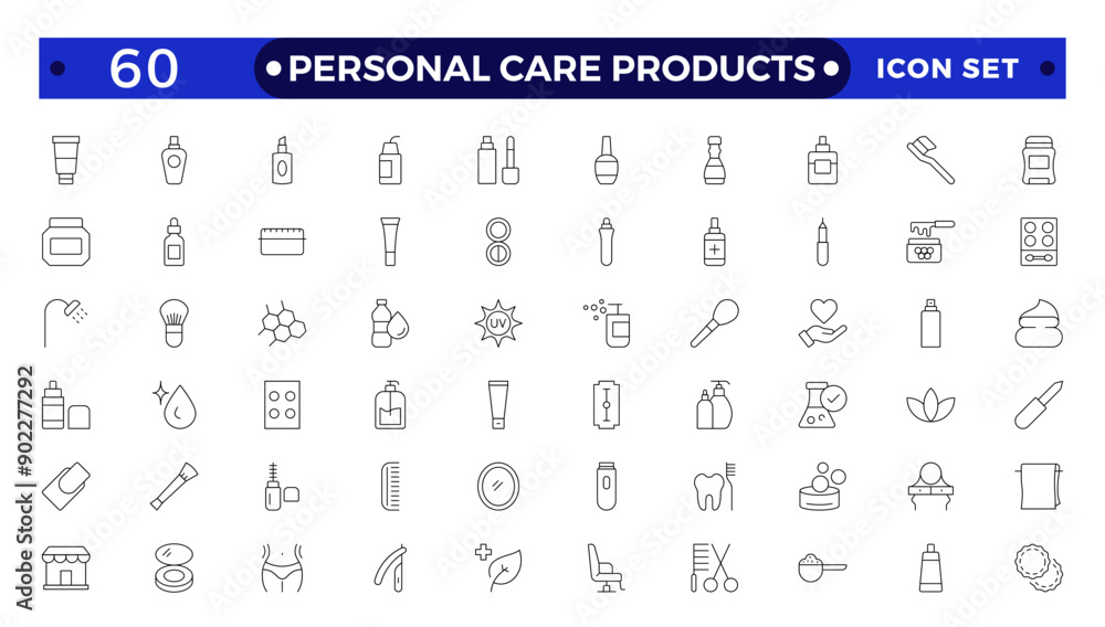 outline icons related to personal care products. Linear icon collection. Moisture cream, acid, anti wrinkle serum, ceramide, collagen, retinol compound, sunscreen. Simple icon set. outline icons related to personal care products. Linear icon collection. Moisture cream, acid, anti wrinkle serum, ceramide, collagen, retinol compound, sunscreen. Simple icon set.