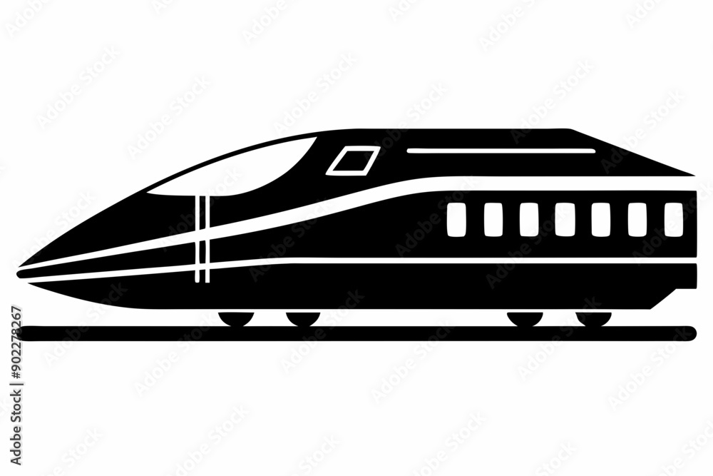Bullet train vector silhouette, japanes bullet train icon clip art
Bullet train vector silhouette, japanes bullet train icon clip art