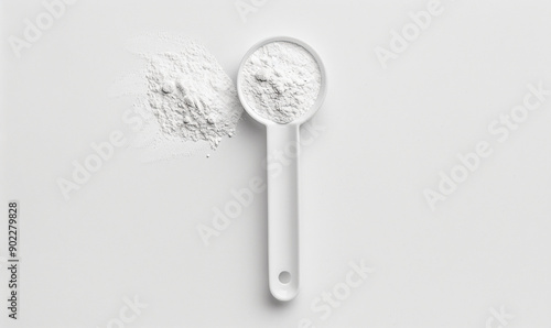 a spoon with a powdered substance next to a spoon with a powdered substance