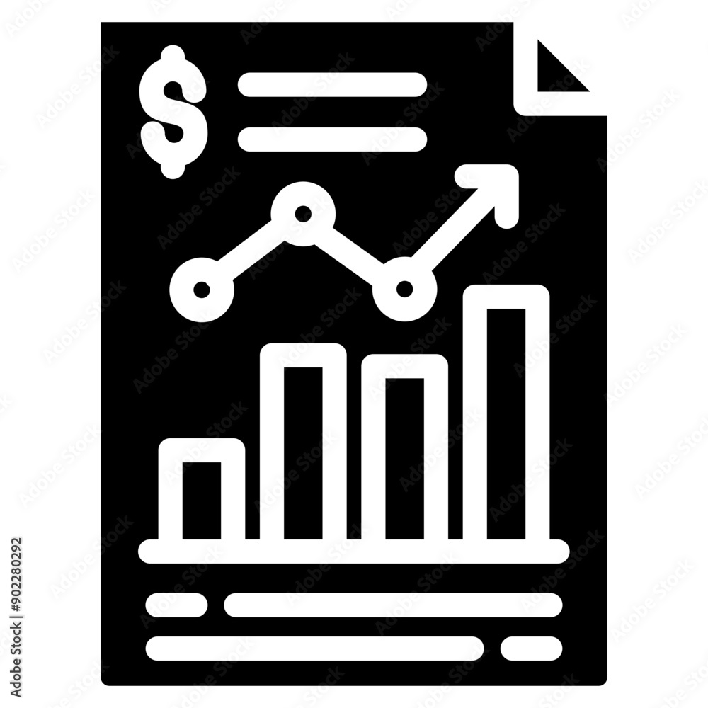 Financial Report Icon Financial Report Icon