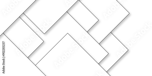 Abstract industrial Design random lines black on white background.Geometric seamless minimalist pattern with straight lines design.luxury black geometric random chaotic lines.squares and triangle line