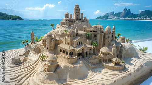 Sand Castle on a Hill