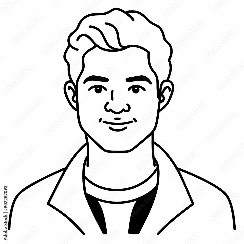 Boy character Silhouette Vector Illustration Boy character Silhouette Vector Illustration