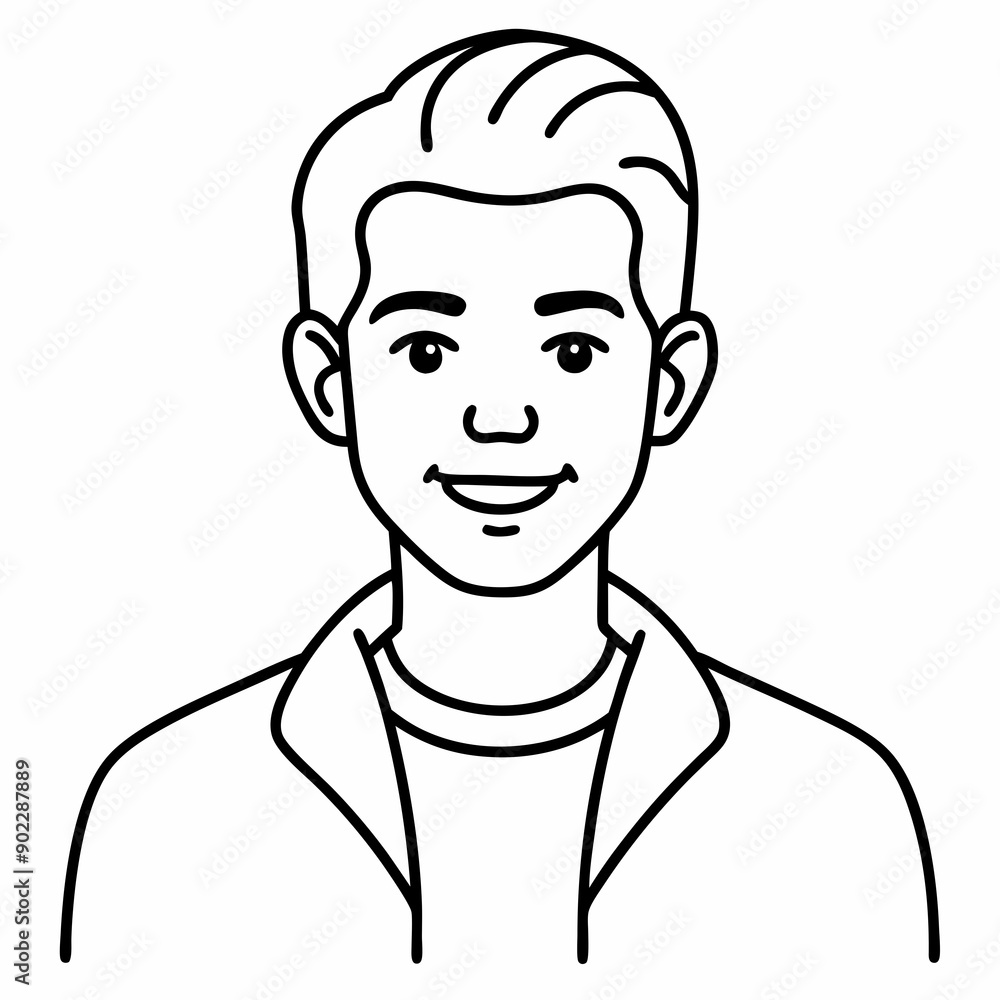 Boy character Silhouette Vector Illustration Boy character Silhouette Vector Illustration