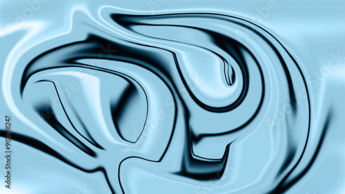  Blue liquify background. Abstract blue background. Colorful blue liquid. 