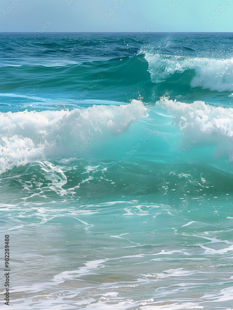 majestic blue waves like crystal waters majestic blue waves like crystal waters