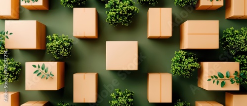 Advanced, vivid top-down shot of an ethical supply chain, highlighting comprehensive safety measures, ESG adherence, and fair trade certification