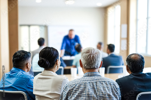 Businesspeople Listening to a Presentation