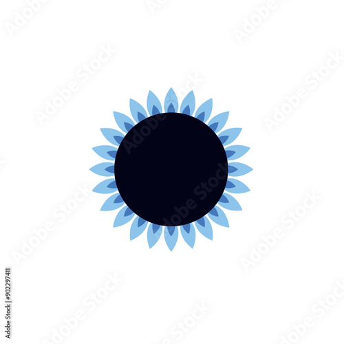 Gas flame blue energy. Gas stove burner for cooking. Fire heat butane or propane natural power isolated.