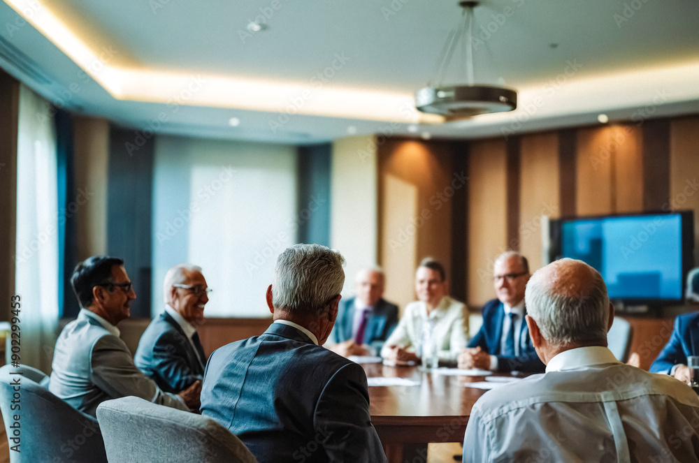 Fototapeta premium Business Meeting In Modern Office
