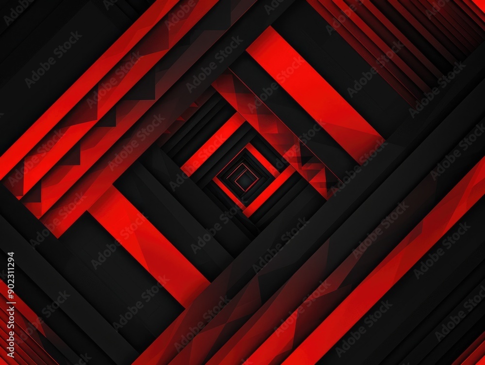 Red and Black Square Pattern Background Red and Black Square Pattern Background