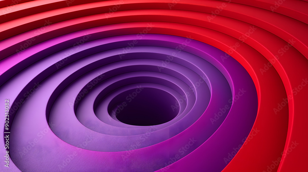 Obraz premium Gradient color from violet to red.